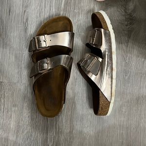 Metallic Birkenstock Sandals